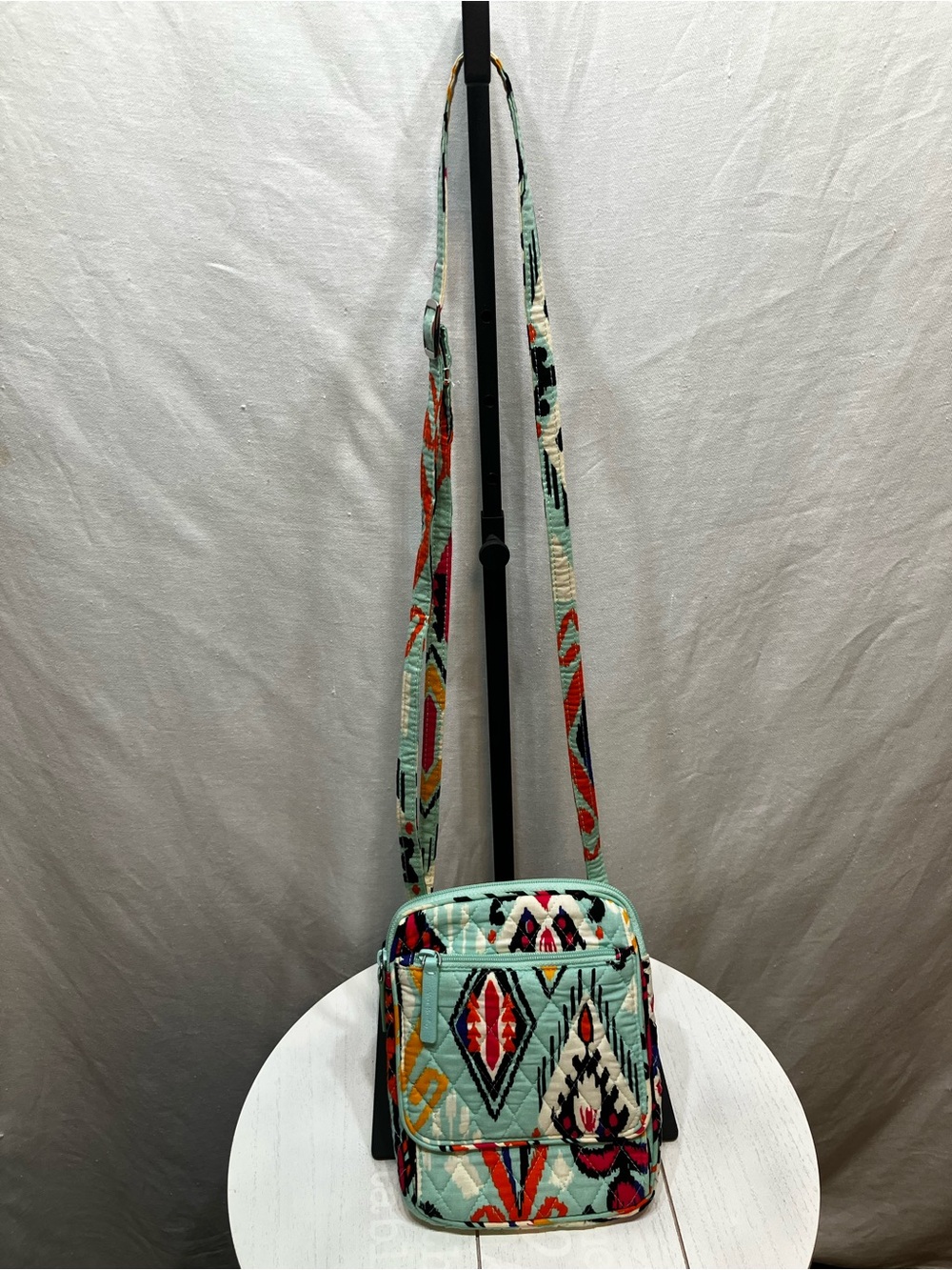 Vera Bradley Pueblo Crossbody Bag in Mint Multi
